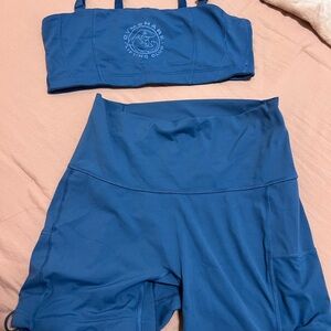 Gymshark Blue Activewear Set